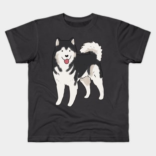 Alaskan Malamute dog Kids T-Shirt